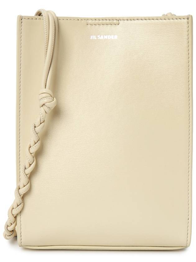 Tangle Small Leather Cross Bag Beige - JIL SANDER - BALAAN 1