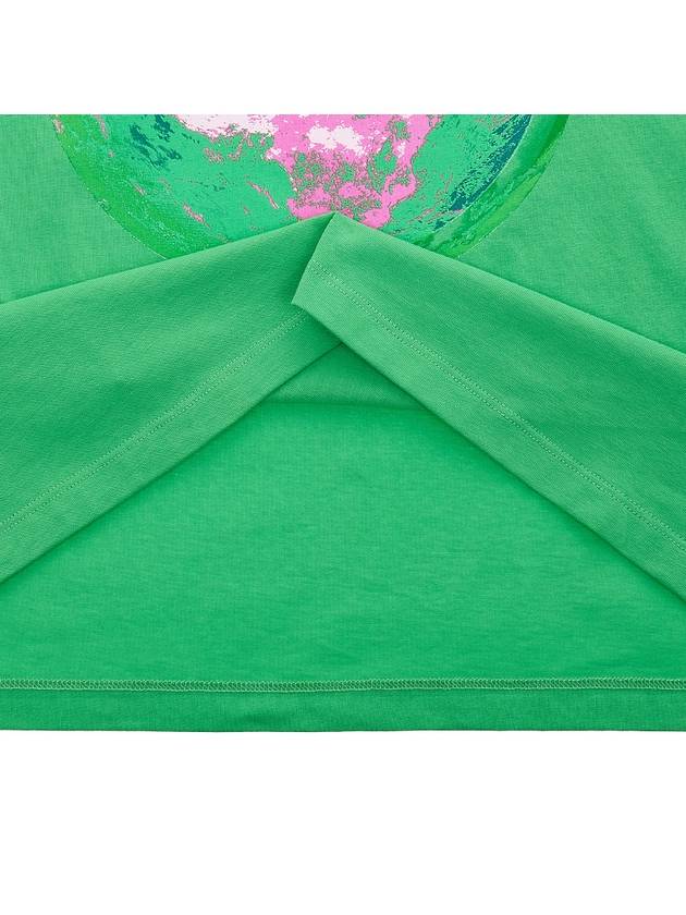 Fantastic Green Logo Short Sleeve T-Shirt Green - MSGM - BALAAN 10