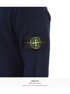 Wappen Patch Half Button Lambswool Knit Top Navy - STONE ISLAND - BALAAN 7