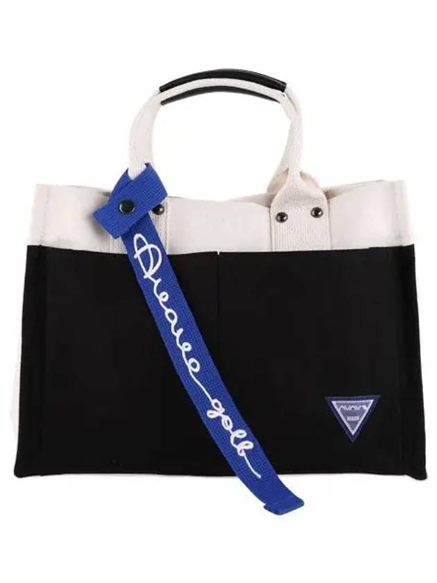 Golf tennis two-tone color tote bag pouch black - AVAVE - BALAAN 1