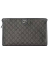 Ophidia GG Toiletry Clutch Bag Grey - GUCCI - BALAAN 2