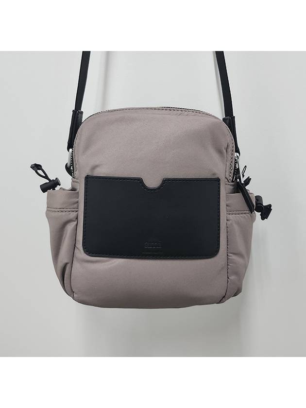 De Coeur Buckle Cross Messenger Bag Taupe - AMI - BALAAN 6