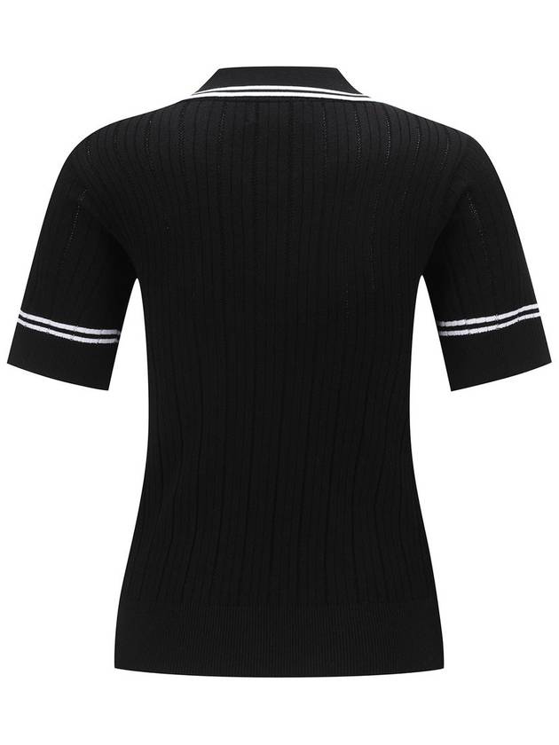 WOMEN COLLARED ESSENTIAL SHORT SWEATERBK - ANEWGOLF - BALAAN 2