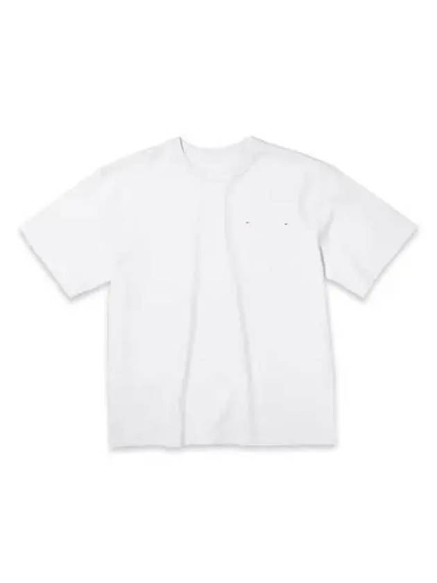 Warheed pocket stitch short sleeve t shirt white - OGARP - BALAAN 1