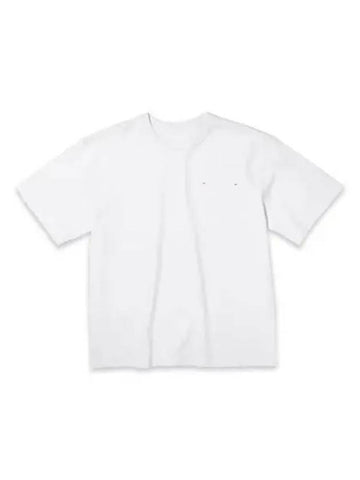 Warheed pocket stitch short sleeve t shirt white - OGARP - BALAAN 1