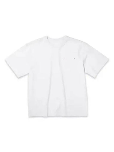 Warheed pocket stitch short sleeve t shirt white - OGARP - BALAAN 1