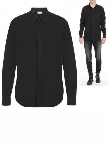 469666 Y215P 1000 Men's Shirt - SAINT LAURENT - BALAAN 1