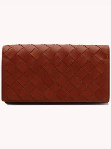 Classico Brown Long Wallet 600873 H118 - BOTTEGA VENETA - BALAAN 1