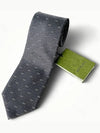 GG Dot Pattern Silk Tie Navy - GUCCI - BALAAN 2