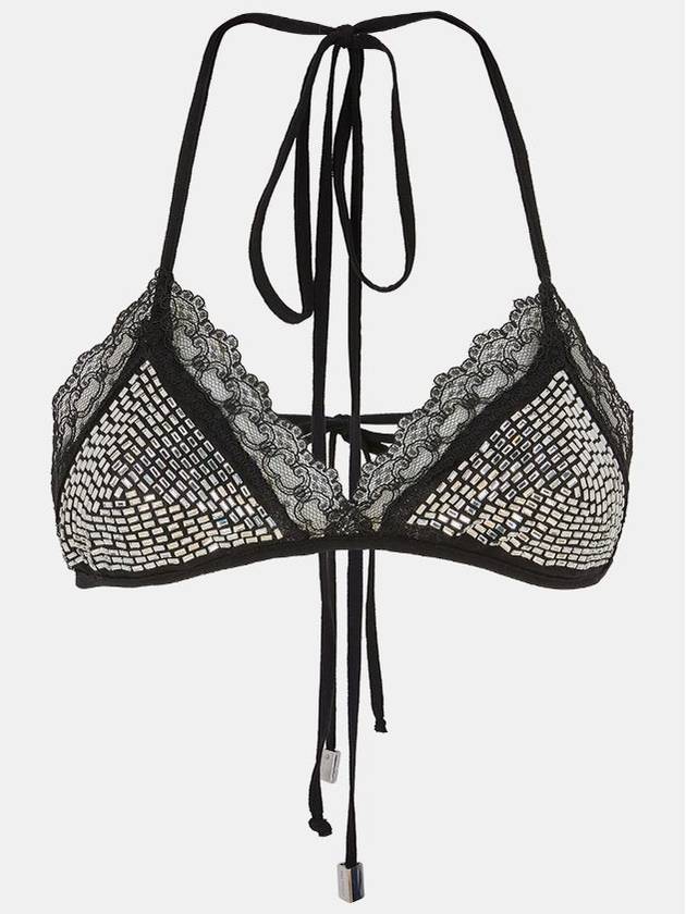 Tulle Bra with Crystals - THE ATTICO - BALAAN 1