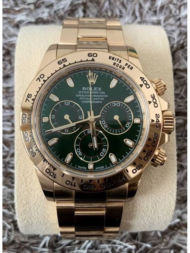 Rolex Daytona Hulk Green Gold Box 116508 19 Years - ROLEX - BALAAN 1