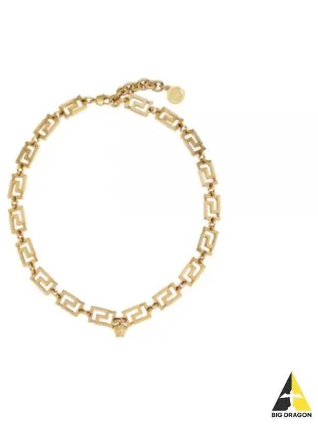 Medusa Chain Greca Necklace Gold - VERSACE - BALAAN 2