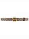 GG Marmont Reversible Belt Brown Beige - GUCCI - BALAAN 2