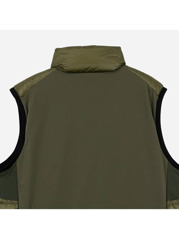 Granoble Men s High Neck Down Padding Vest Khaki 8G00003829H7 82H - MONCLER - BALAAN 7