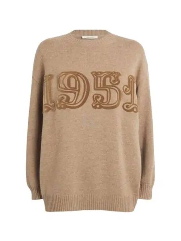 Fido Wool Knit Top Camel - MAX MARA - BALAAN 2