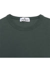 Kids Wappen Patch Organic Cotton Fleece Sweatshirt Green - STONE ISLAND - BALAAN 4