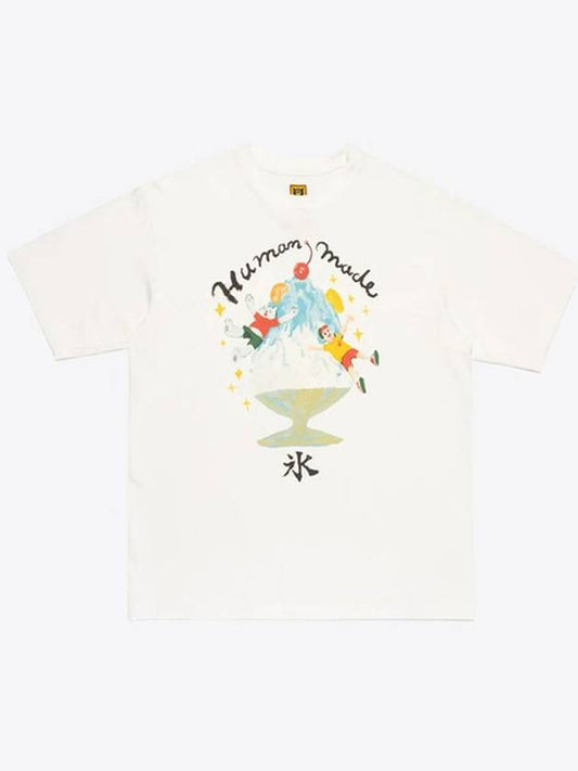 Keiko Sootome Short Sleeve T Shirt 22 White XX27TE008 - HUMAN MADE - BALAAN 1