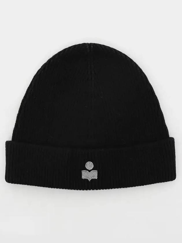 Kiera Shiny Knit Beanie Black - ISABEL MARANT - BALAAN 4