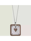 Small Heart Necklace Silver - HERMES - BALAAN 1