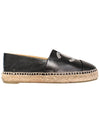 CC logo lambskin espadrilles black - CHANEL - BALAAN 1