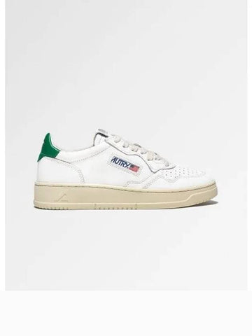 Medalist sneakers in leather green - AUTRY - BALAAN 1