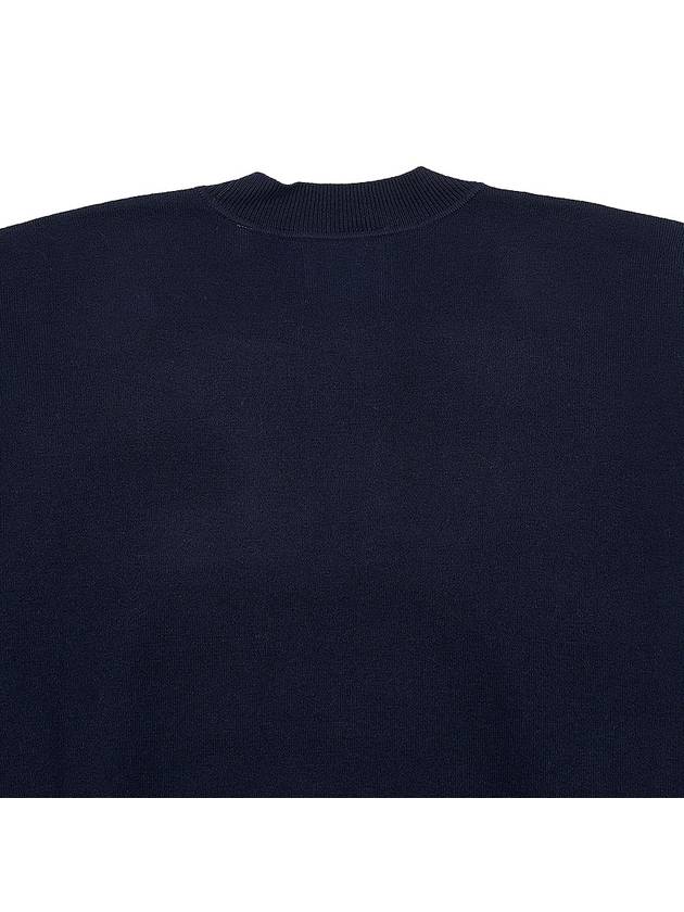 Ateley Logo Cotton Sweatshirt Midnight - ISABEL MARANT - BALAAN 8