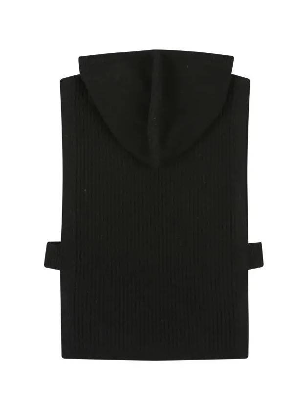 hooded knit vest OF2053LBBLACK - ONOFF - BALAAN 3