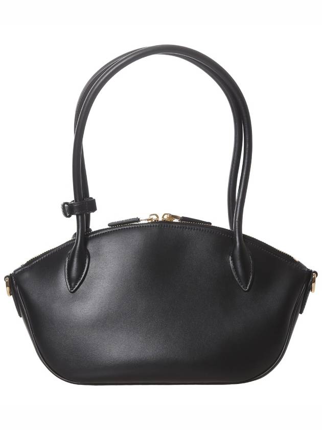 Small Leather Hand Shoulder Bag Black - PRADA - BALAAN 4