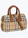 Check Mini Bowling Bag Archive Beige Briar Brown - BURBERRY - BALAAN 2