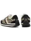 Gancini Monogram Low Top Sneakers Black Beige - SALVATORE FERRAGAMO - BALAAN 7