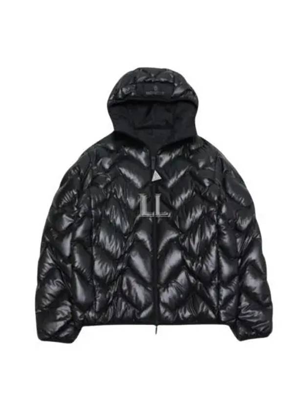 Laverq Hooded Short Padding Black - MONCLER - BALAAN 2