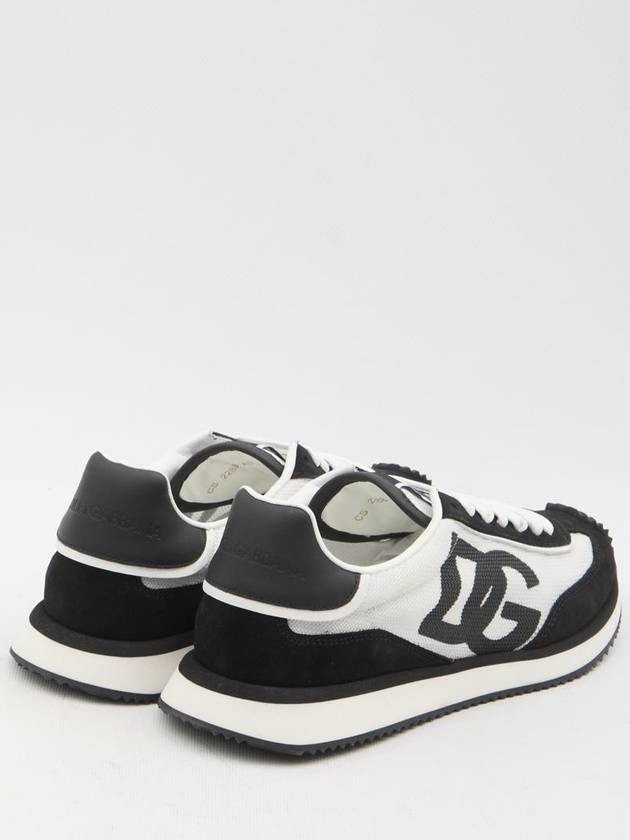 24FW Sneakers CS2288 A5355 8I050 WHITE BLACK - DOLCE&GABBANA - BALAAN 4