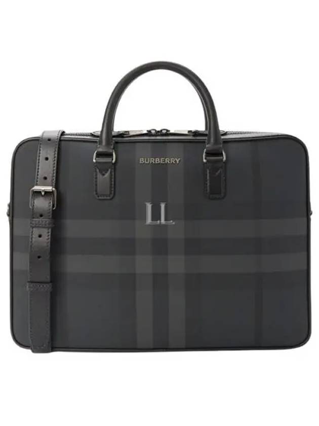 Slim Ainsworth Check Case Dark Grey - BURBERRY - BALAAN 2