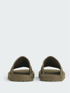 Flintston Intrecciato Matte Rubber Sandals Solid - BOTTEGA VENETA - BALAAN 5