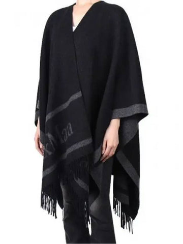 Women s Hilde Wool Cape Black 004 270491 1118992 - MAX MARA - BALAAN 1