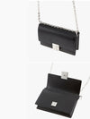box leather chain small 4G shoulder bag black silver cabinet - GIVENCHY - BALAAN 4