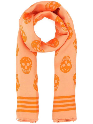 Printed silk foulard - ALEXANDER MCQUEEN - BALAAN 1