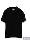 Wave Graphic Back Logo Short Sleeve T-Shirt Black - WOOYOUNGMI - BALAAN 3