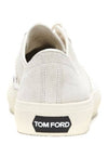 Suede Low Top Sneakers Marble Cream - TOM FORD - BALAAN 5