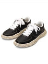 Wayne Leather Low Top Sneakers Black - MIHARA YASUHIRO - BALAAN 2