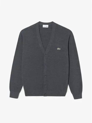 Men s pique tissue spring and fall cardigan AH697E 54N 050 Domestic product GQ2N24082339954 - LACOSTE - BALAAN 1