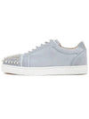 Vieira Spike Low Top Sneakers Grey - CHRISTIAN LOUBOUTIN - BALAAN 1