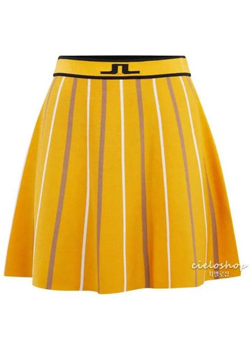 RIVER Knit Women s Golf Skirt Daylily GWSS06945 - J.LINDEBERG - BALAAN 1