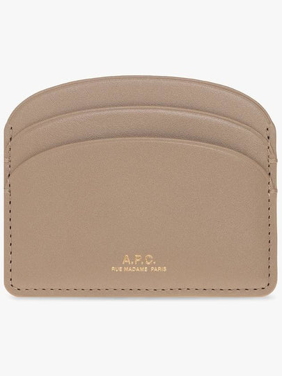 Demi Lune Card Wallet Beige - A.P.C. - BALAAN 2