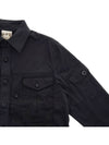 Mid Layer Long Sleeve Shirt Black - TEN C - BALAAN.