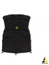 Econyl Reversible Compass Logo Vest Black - STONE ISLAND - BALAAN 2