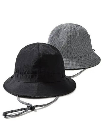 Nylon Reversible Bucket Hat Black S23MUFBH73 - SNOW PEAK - BALAAN 1