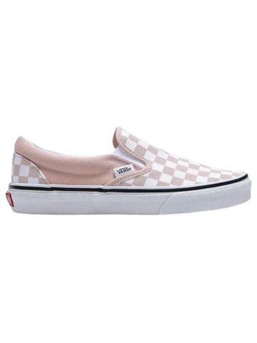 Classic Theory Checkerboard Slip-On Pink - VANS - BALAAN 1