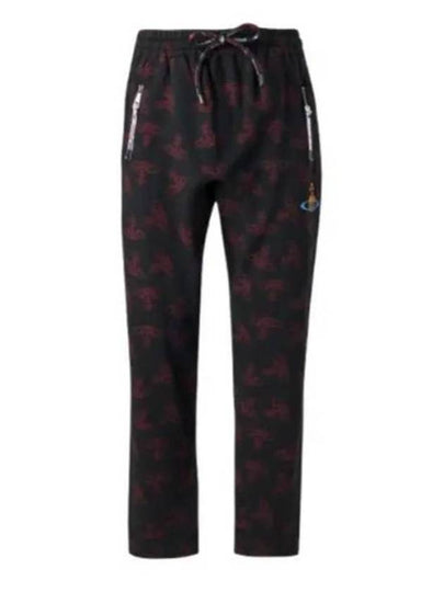 ORB Logo All-Over Track Pants Black - VIVIENNE WESTWOOD - BALAAN 2