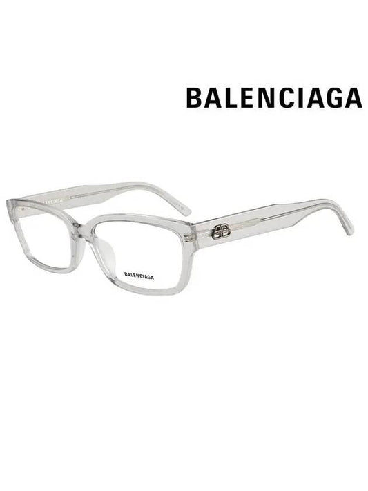 Eyewear Frame Square Acetate Eyeglasses Grey - BALENCIAGA - BALAAN.